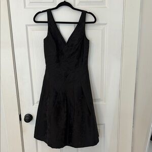 Black Formal Floral Dress